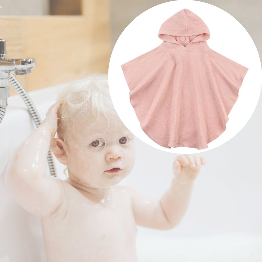 poncho-de-bain-rose