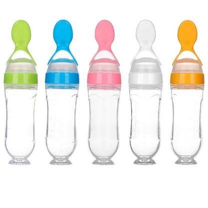 Biberon avec cuillère pour nouveau-né | EasyBottle™ - Bébé startup