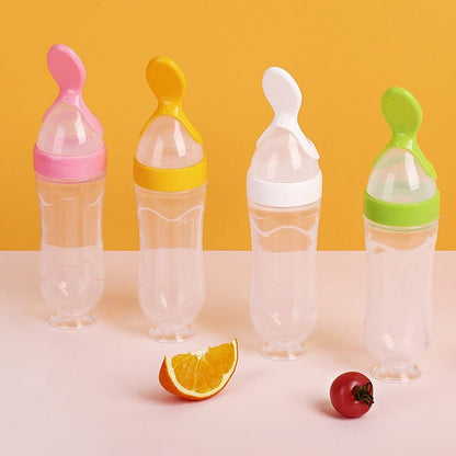 Biberon avec cuillère pour nouveau-né | EasyBottle™ - Bébé startup