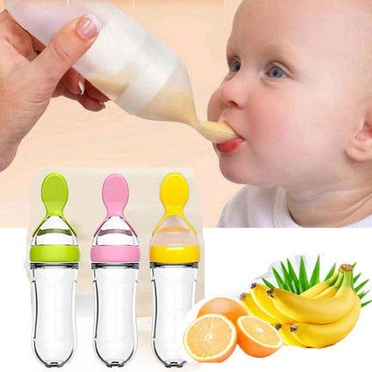 Biberon avec cuillère pour nouveau-né | EasyBottle™ - Bébé startup