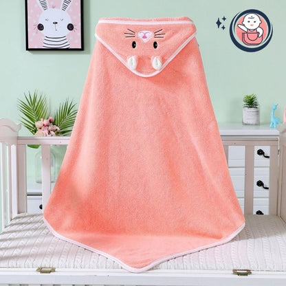 Cape-de-bain-bébé-orange