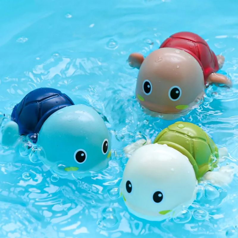 Jouet de bain montessori en forme de tortue - Un petit génie